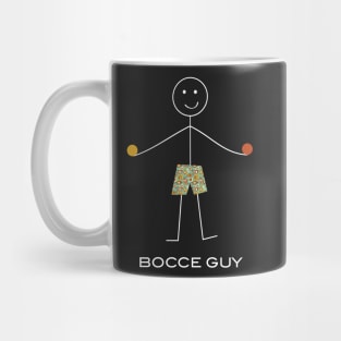 Funny Bocce Ball Guy Mug